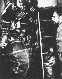 Хайнц Шеффер на борту подводной лодки U-977